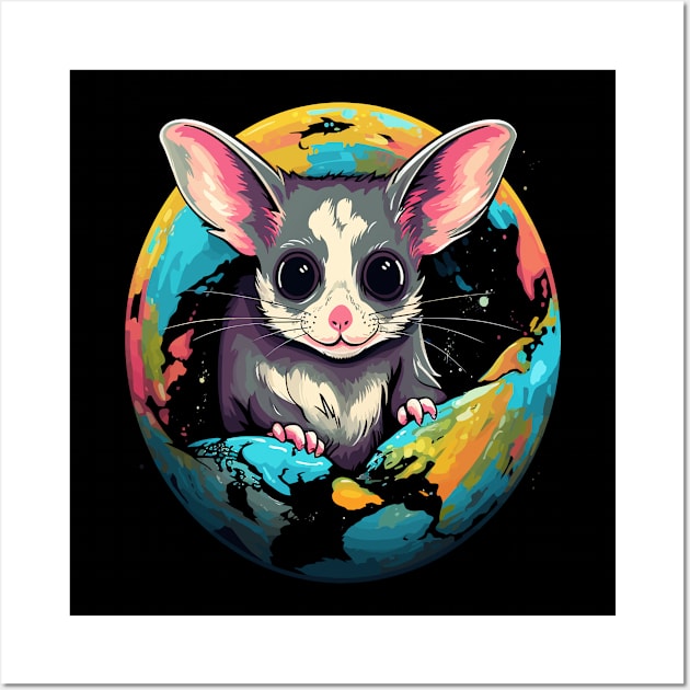 Sugar Glider Earth Day Wall Art by JH Mart